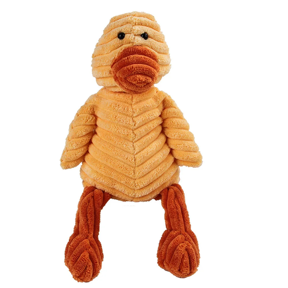 Corduroy Plush Dog Molar Toy – Fun Squeaky Designs for Chewing, Play, and Teeth Cleaning. Perfect for Medium & Large Dogs.